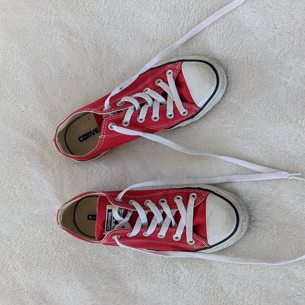 Red Converse All Stars